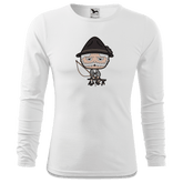 Da Oid Sinzer Goasslschnoizer Longsleeve Fitted Herren Weiss Hoehensteig Front